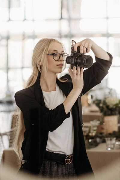 Jess at work · behind the scenes